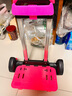 中小學(xué)生書(shū)包拉桿架書(shū)包通用男女爬樓梯可折疊六輪手拉拖車(chē)架子 玫紅超輕六輪（可爬樓梯送配件） 曬單實(shí)拍圖
