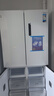 美的（Midea）571超薄零嵌十字對開(kāi)四開(kāi)門(mén)一級能效雙變頻風(fēng)冷無(wú)霜底部散熱大容量家用電冰箱 BCD-571WUSPZM(E) 曬單實(shí)拍圖
