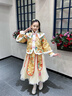 漢服女童冬裝拜年服加絨加厚兒童2025新款中國風(fēng)連衣裙唐裝襦裙冬 068香檳色加厚【送流蘇】 140 【建議46-55斤】 曬單實(shí)拍圖
