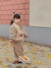 G.DUCKKIDS小黃鴨童裝女童套裝冬季洋氣新款小女孩衣服兒童冬裝加厚兩件套 套裝 130 cm 曬單實(shí)拍圖