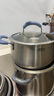 愛仕達（ASD）湯鍋 304不銹鋼蒸鍋C味黛麗舍系列燉煮22CM燃氣電磁爐通用GL1722B 曬單實拍圖