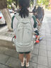 LEE新款雙肩包女大學(xué)生休閑通勤大容量校園電腦背包初中高中書(shū)包 糖果藍 曬單實(shí)拍圖