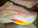 安踏（ANTA）【迪溫琴佐同款】瞬息1TD丨氮科技籃球鞋男子專(zhuān)業(yè)低幫運動(dòng)鞋 水粉色/緋脂橘/紙莎白-4 42 (男8.5碼) 曬單實(shí)拍圖