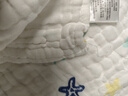 潔麗雅（Grace）A類(lèi)純棉嬰兒紗布浴巾男女寶寶洗澡巾新生兒用品大毛巾被110*110cm 曬單實(shí)拍圖