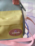巴拉巴拉女童手拎包休閑包兒童布藝背包斜跨舒適撞色時(shí)尚甜美清新 藍黃色調00383 110cm 曬單實(shí)拍圖