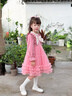 安妮優(yōu)兒（Anneyol）女童連衣裙冬款公主裙2025新款兒童秋冬裝裙子小女孩冬季加絨裙子 粉色棉里 +同款發(fā)飾 130 曬單實(shí)拍圖