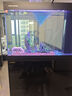 閩江（minjiang）魚(yú)缸水族箱客廳家用中大型底濾輕奢極簡(jiǎn)造景超白玻璃金龍魚(yú)缸 尊貴黑色（基礎款） 長(cháng)100x寬34x高152cm（超白玻璃） 曬單實(shí)拍圖