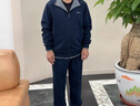 DVHNMK國(guó)際高端品牌男裝運(yùn)動(dòng)套裝男士春秋季中年休閑夾克運(yùn)動(dòng)服男三件套 高檔深藍(lán)【外套+T恤+褲子  現(xiàn)貨速達(dá)】 XL【建議121-140斤左右】 曬單實(shí)拍圖