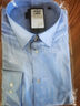 雅戈爾（YOUNGOR）長(cháng)袖襯衫男格紋DP免燙襯衫純棉面料抗皺平整易打理新品 GLDP16387HJA藍色 40 曬單實(shí)拍圖