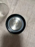DIKTT德國喝中藥專(zhuān)用杯牛奶杯刻度家用豆漿杯兒童早餐杯帶蓋玻璃杯 【顯溫鋼蓋】400ml+黑色杯套 曬單實(shí)拍圖