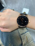 勞力士王子瑞士原裝進(jìn)口全自動(dòng)機械表男士手表簡(jiǎn)約超薄真皮帶十大名牌男款 玫金黑面-享全國專(zhuān)柜終身質(zhì)保服務(wù) 原裝進(jìn)口 42mm 直徑 曬單實(shí)拍圖