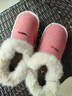 萬(wàn)年靈艾灸鞋可行走實(shí)木艾灸靴冬季足底艾灸盒家用隨身灸熱敷筒靴足底部 薄款桃紅色【均碼35-40都可穿+送60粒艾柱】 曬單實(shí)拍圖