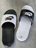 耐克NIKE外穿休閑鞋男一字沙灘鞋VICTORI ONE拖鞋DD0234-100白黑41 曬單實(shí)拍圖