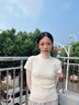 妃奧絨蕾絲打底衫女2025新款內搭網(wǎng)紗上衣白色秋季花邊半高領(lǐng)高級感紗衣 杏色 M 曬單實(shí)拍圖