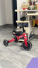 babycare兒童三輪車(chē)平衡車(chē)腳踏車(chē)嬰兒寶寶二合一學(xué)步車(chē)1-5歲 羅拉紅 曬單實(shí)拍圖