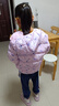 迪士尼兒童羽絨服輕薄童裝女童棉服外套2025秋冬新款寶寶短款羽絨服衣服 曬單實(shí)拍圖