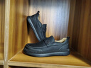 IYUZ品牌男鞋冬季新款牛皮板鞋男士高幫厚底運動(dòng)鞋加絨保暖旅游鞋子男 黑色 【高端男鞋】 42 曬單實(shí)拍圖