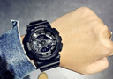 卡西歐（CASIO）手表G-SHOCK學(xué)生運動(dòng)防水防震黑金武士大表盤(pán)石英情侶表 男友禮物 黑暗之心 GA-100-1A1 曬單實(shí)拍圖