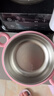 COOKSS嬰兒輔食碗恒溫注水保溫碗316不銹鋼寶寶嬰幼兒吃飯兒童餐具淺藍 曬單實(shí)拍圖