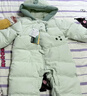 巴拉巴拉童裝嬰兒羽絨服連體衣寶寶2025新款冬裝加厚保暖哈衣爬服萌趣造型 咖色小鴨子-白鴨絨 90 cm-充絨量93g 曬單實(shí)拍圖