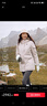 KOLON SPORT可隆羽絨衣防水防風(fēng)透濕女士中量毛領(lǐng)連帽鵝絨服 曬單實(shí)拍圖