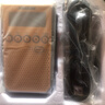 山進(jìn)（SANGEAN）DT-800C數調迷你鬧鐘收音機四六級用收音機老人專(zhuān)用廣播無(wú)線(xiàn)電 黃色 曬單實(shí)拍圖