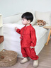 G.DUCKKIDS小黃鴨周歲禮服男寶寶抓周衣服漢服百日宴百天滿(mǎn)月嬰兒套裝春秋季 酒紅色+香囊 90 建議1~2歲【 80-90cm】cm 曬單實(shí)拍圖
