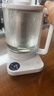 米家小米養生壺燒水壺恒溫電熱水壺煮茶壺泡茶器一體機304不銹鋼米家小白壺 家用辦公室 附茶漏N1 1.5L 曬單實(shí)拍圖