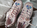 斯凱奇（Skechers）女鞋緩震舒適運動(dòng)鞋厚底休閑鞋增高老爹鞋149589 豆沙色/多彩色/MVMT 37.5 曬單實(shí)拍圖