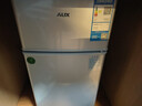 奧克斯小冰箱家用小型迷你冷藏冷凍兩用出租房宿舍用節能省電寢室辦公室電冰箱 【熱賣(mài)款 升級凈化去味】22A126DW銀 曬單實(shí)拍圖