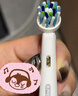 歐樂(lè )B（Oral-B）成人電動(dòng)牙刷P4000深度清潔牙齦按摩3D聲波P系列圓頭送男友送女友情侶禮贈生日禮物 適配刷頭6支【多角度清潔】 曬單實(shí)拍圖