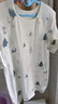童泰（TONGTAI）嬰兒睡袍春秋睡衣兒童防踢被家居服內衣TS43C176-DS藍色90cm 曬單實(shí)拍圖