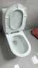 惠達(dá)（HUIDA）抽水馬桶家用大沖力節(jié)水虹吸式衛(wèi)生間坐便器HDC6218NA 305坑距 曬單實(shí)拍圖