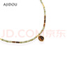 AJIDOU阿吉豆項鏈女【線(xiàn)下商城同款】復古時(shí)尚氣質(zhì)優(yōu)雅虎眼石輕奢鎖骨鏈 曬單實(shí)拍圖