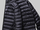 真維斯輕薄羽絨服男短款冬季外套男士新款超輕休閑中青年白鴨絨保暖防寒 A210-16050黑色 M (105斤-120斤) 曬單實(shí)拍圖