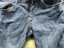 HLA海瀾之家牛仔褲男25新中華龍五袋洗水直筒褲子男秋季 藍灰牛過(guò)渡色（中）2C 31 170/78A 推薦119~126斤 曬單實(shí)拍圖