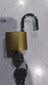 罕碼 仿銅短梁掛鎖(不同花) 寬32mm 一字鎖芯加粗鎖梁堅固抗暴防盜防撬防水鎖具宿舍柜門(mén)小掛鎖 曬單實(shí)拍圖