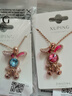 XUPING旭平首飾仿水晶時(shí)尚可愛(ài)小兔子項鏈女生送禮飾品 4號色-玫粉色 約40+5cm 曬單實(shí)拍圖