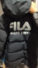 FILA 斐樂(lè )官方情侶羽絨服2025年冬時(shí)尚休閑連帽上衣男女同款保暖外套 曬單實(shí)拍圖