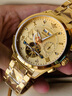 勞力士王子瑞士認證手表男士全自動(dòng)機械表防水夜光鏤空時(shí)尚商務(wù)高檔專(zhuān)用男表 全金金面【官方標配】 42.5mm 曬單實(shí)拍圖