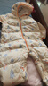 英氏（YEEHOO）兒童羽絨服秋冬納米抗菌輕薄款嬰兒羽絨服連體衣 曬單實(shí)拍圖
