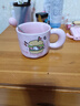 可愛(ài)fufu生日蛋糕馬克杯帶蓋勺陶瓷杯送女生高顏值有意義生日禮物 漢堡生日蛋糕杯+勺1個(gè)350ml 曬單實(shí)拍圖