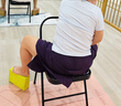 yottoy瑜伽墊專(zhuān)業(yè)天然橡膠防滑專(zhuān)用隔音減震加寬pu運動(dòng)地墊子 輕煙粉 曬單實(shí)拍圖