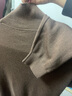 布先生【雙層保暖羊毛衫-中高領(lǐng)】長(cháng)袖針織衫毛衣純色羊毛衫內搭BT15560 拿鐵咖 L (175) 曬單實(shí)拍圖