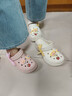 他她（TATA）黃油小熊聯(lián)名洞洞鞋女秋季休閑鞋新款涼鞋拖鞋 香蕉奶「朵拉熊」 37 （37/38可穿） 曬單實(shí)拍圖