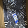 adidas休閑簡約三條紋梭織立領(lǐng)夾克外套男裝秋季阿迪達(dá)斯三葉草   黑色 (偏小，推薦買大1碼)   M 曬單實(shí)拍圖