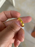 金至尊（3DG Jewellery）黃金戒指光面活口999足金戒指結婚三金男女款生日禮物計價(jià) 女款-金重4.50克（以實(shí)際克重多退少補） 曬單實(shí)拍圖