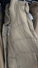 坦博爾羽絨服馬甲女立領(lǐng)寬松短款外搭羽絨背心外套TD336006 奶茶棕 170  曬單實(shí)拍圖