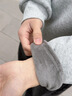 名創(chuàng  )優(yōu)品（MINISO）立領(lǐng)衛衣男春秋季灰色運動(dòng)休閑外套男士重磅半拉鏈夾克寬松上衣服 【330G重磅】麻灰 L /175 (體重120-140斤) 曬單實(shí)拍圖