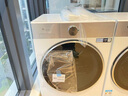 小天鵝（LittleSwan）洗烘套裝 10KG滾筒洗衣機全自動(dòng)+變頻熱泵烘干機家用【小烏梅3.0奶油白】VE40W+VE40W 國家補貼 曬單實(shí)拍圖